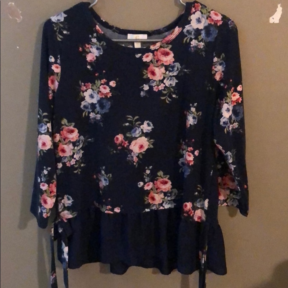 Blouse with Flowers
